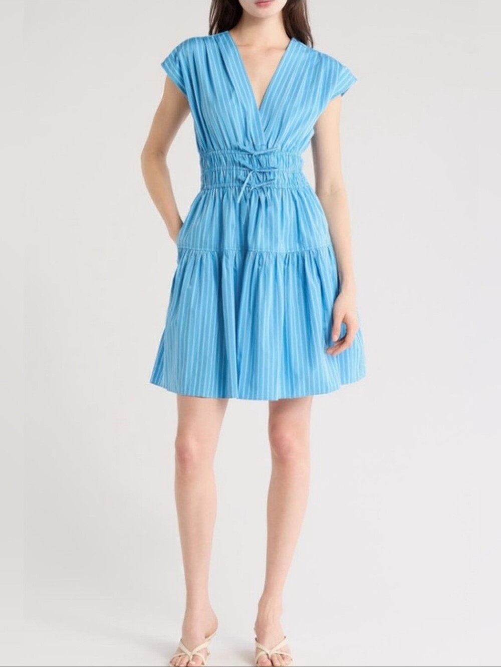 10 Crosby Derek Lam Tora Striped Dress